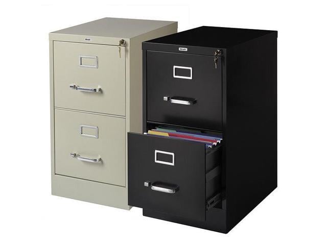 Hirsh 22 Inch Deep 2 Drawer Letter Size Commercial Vertical File