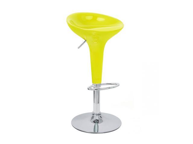 Vandue Modern Adjule O Style Scoop Bar Stool Counter Chair Vandue Modern Adjule O Style Scoop Bar Stool Counter Chair Alpha Yellow