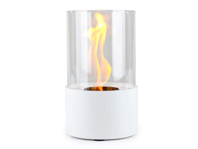 Bluworld Nu Flame Piccolo Bianco Accenda Fireplace White Powder