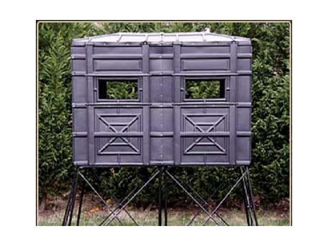 No Stand 4x4 Bow Blind w/ Window Kit NEW Hughes HP-67005 Hunting Ground 