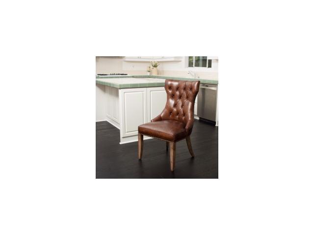 Wharton Top Grain Leather Dining Chair Single Newegg Wharton Top Grain Leather Dining Chair Single