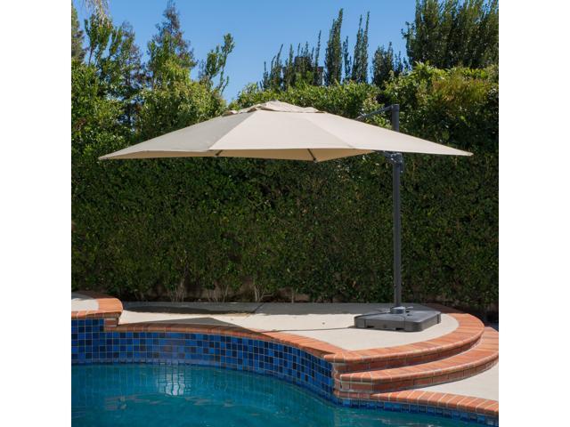 Christopher Knight Home Outdoor Geneva 9 8 Foot Canopy Umbrella With Christopher Knight Home Outdoor Geneva 9 8 Foot Canopy Umbrella With Stand