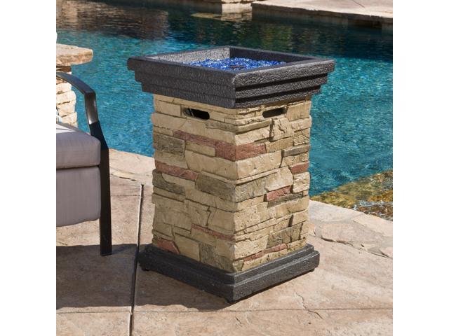 Christopher Knight Home Chesney 19 50 Stone Mgo Fire Column Christopher Knight Home Chesney 19 50 Stone Mgo Fire Column 40 000 Btu