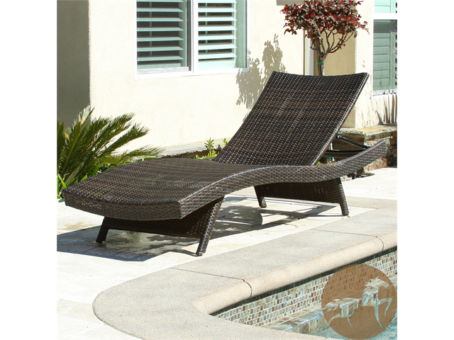 Christopher Knight Home Outdoor Brown Wicker Adjule Chaise Christopher Knight Home Outdoor Brown Wicker Adjule Chaise Lounge