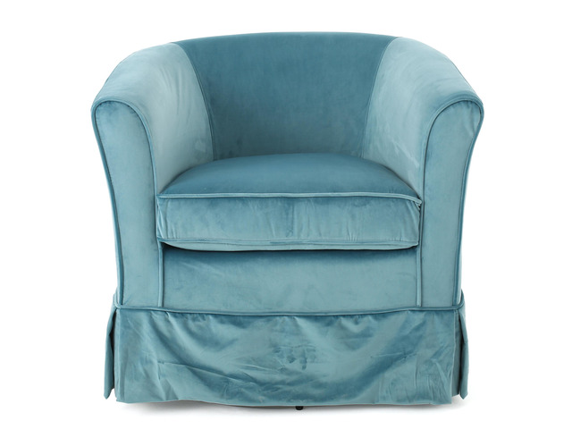 Christopher Knight Home Cecilia Velvet Swivel Club Chair - Newegg.com