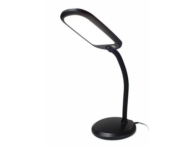 Led Bright Reader Natural Daylight Full Spectrum Desk Lamp Black New Slimmer Design Newegg Com