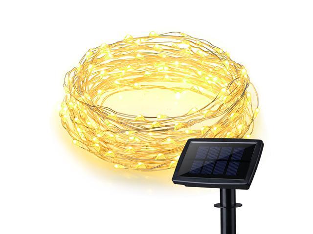 Solar Powered String Light 150 Led 50ft Lights Solar Powered String Light 150 Led 50ft Lights Outdoor Copper Wire