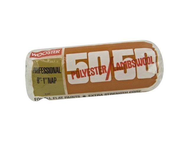 L x 9 in W Wooster 50/50 Lambswool Polyester Paint Roller Cover 1/2 in L x 9 in W Wooster 50/50 Lambswool Polyester Paint Roller Cover 1/2 in