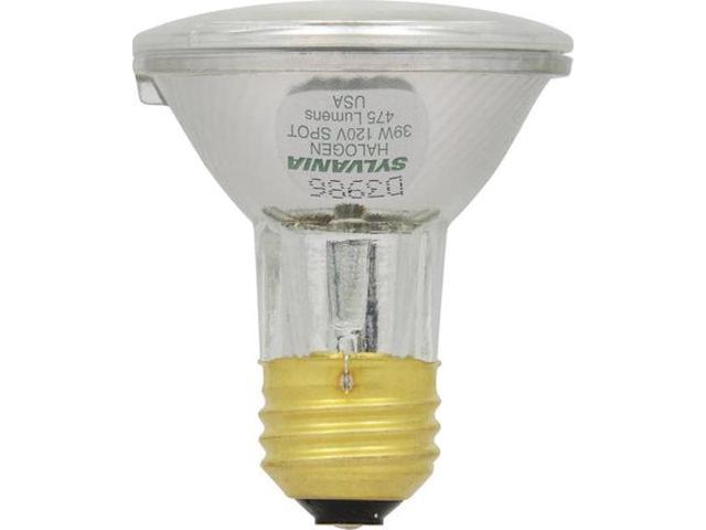 sylvania halogen 39w 120v