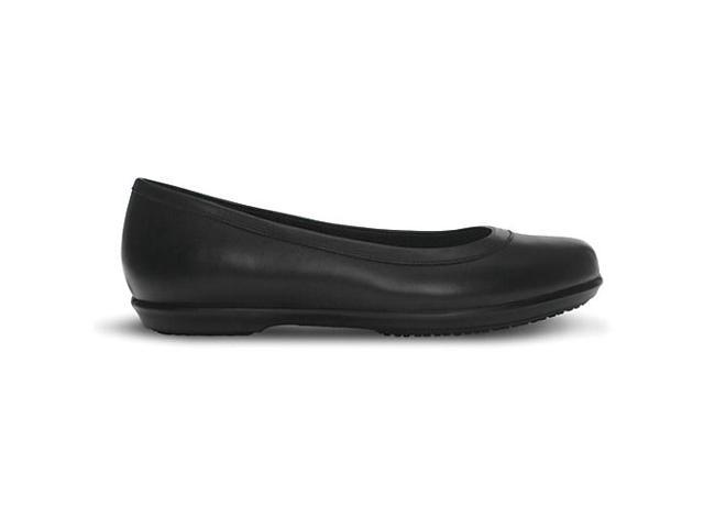 ladies black flat shoes size 5