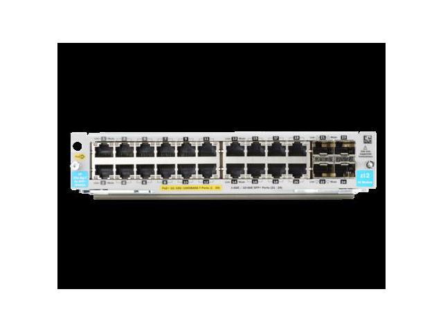 HPE Aruba 20-port 10/100/1000BASE-T PoE+ / 4-port 1G/10GbE SFP+ MACsec v3 zl2 Module