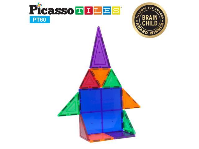 picassotiles 60 piece set 60pcs magnet building tiles