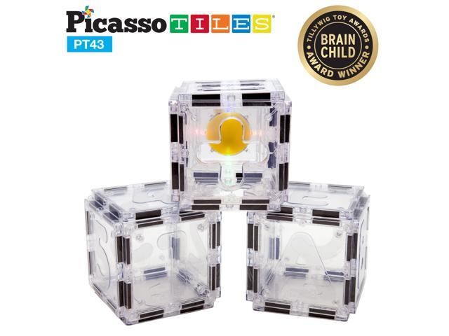 clear magnetic building blocks