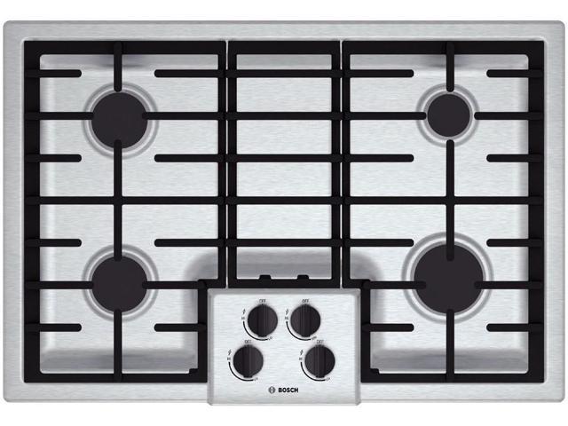 Bosch Ngm5055uc 30 Gas Cooktop 500 Series Stainless Steel