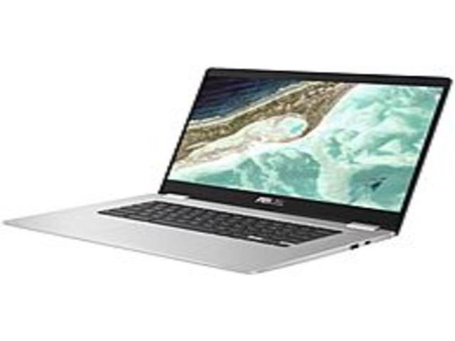 Asus Chromebook C523NA-DH02 15.6" Chromebook - 1366 x 768 - Celeron N3350 - 4 GB RAM - 32 GB Flash Memory - Silver - Chrome OS - Intel HD Graphics - Bluetooth - Dual-core (2 Core)