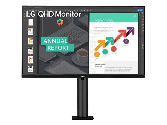 Photo 1 of LG 27" WQHD WLED LCD Monitor - 16:9 - Dark Anthracite - 27" Class - In-plane Switching (IPS) Technology - 2560 x 1440 - 16.7 Million Colors - FreeSync - 350 Nit Typical, 280 Nit Minimum ...