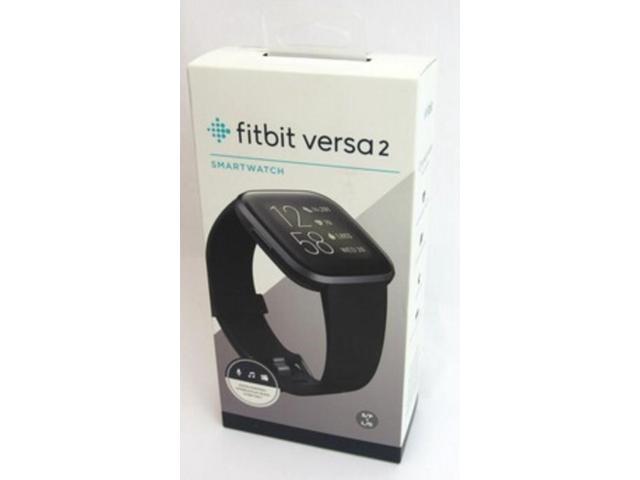 Details about   Fitbit Versa 2 FB507BKBK Health Fitness Smartwatch Heart Rate Black Carbon 