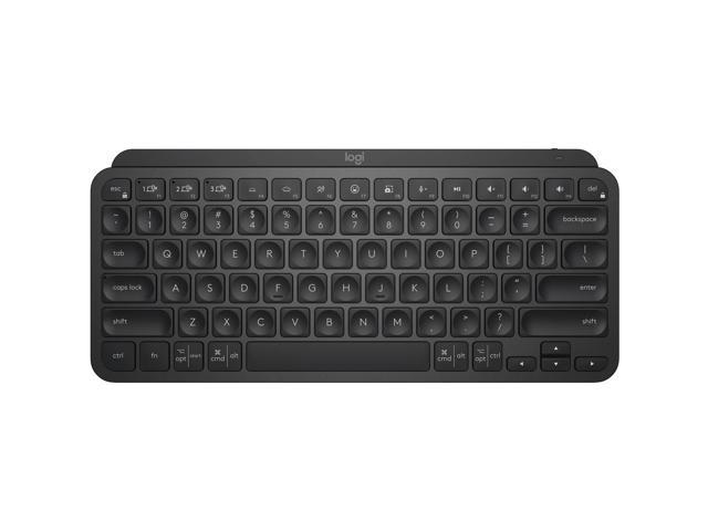 Logitech MX Keys Mini Minimalist Wireless Illuminated Keyboard, Bluetooth, Backlit, USB-C, Compatible with macOS, iOS, Windows, Linux, Android, Metal Build - BLACK - Newegg.com