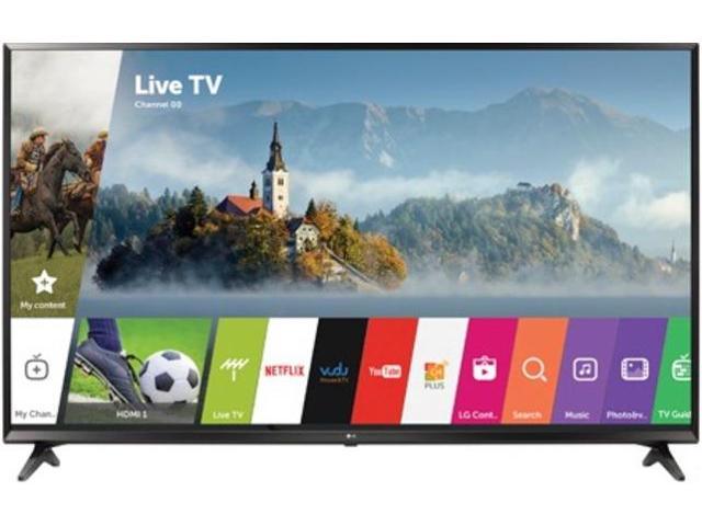LG Electronics 43UJ6300 43-inch 4KUHD HDR Smart LED TV - 3840 x 2160 - TruMotion 120 - HDMI, USB, Certified