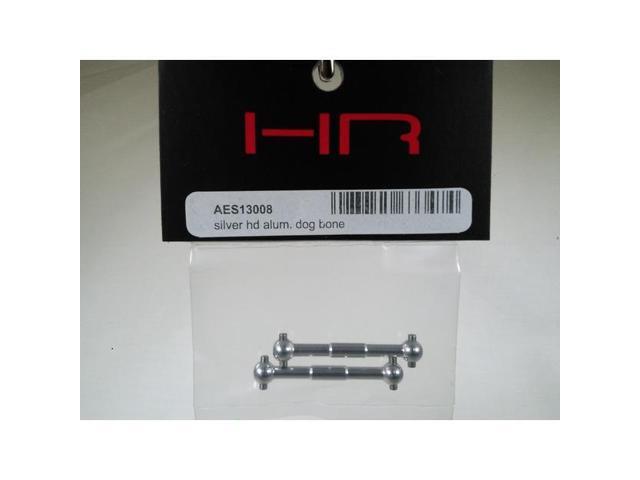 Rc18r Rc18sc Silver Hot Racing AES13008 Heavy Duty Aluminum Dogbone