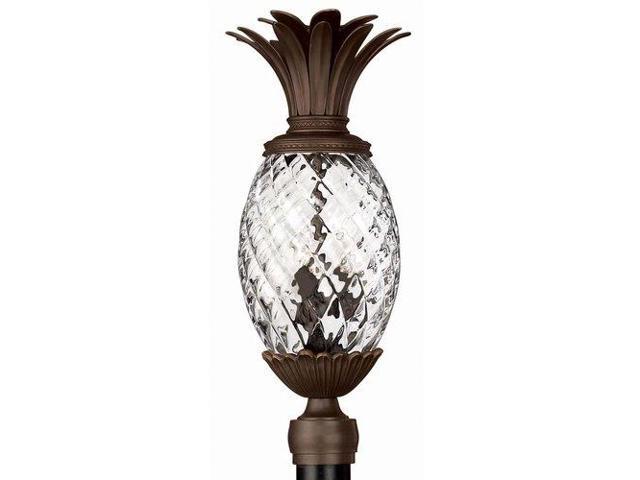 Hinkley Lighting 2221cb 3 Light Pinele Post From The Hinkley Lighting 2221cb 3 Light Pinele Post From The Plantation Collection Copper Bronze