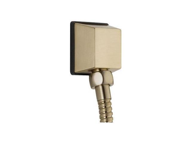 Delta 50570-CZ Square Wall Supply Elbow for Hand Shower Hose Connection, Champagne Bronze