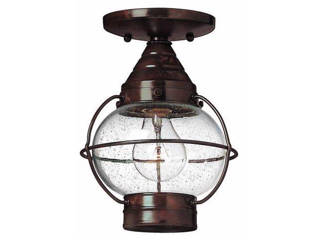Hinkley Lighting H2203 1 Light Outdoor Flush Mount Ceiling Fixture From The Cape Newegg Com