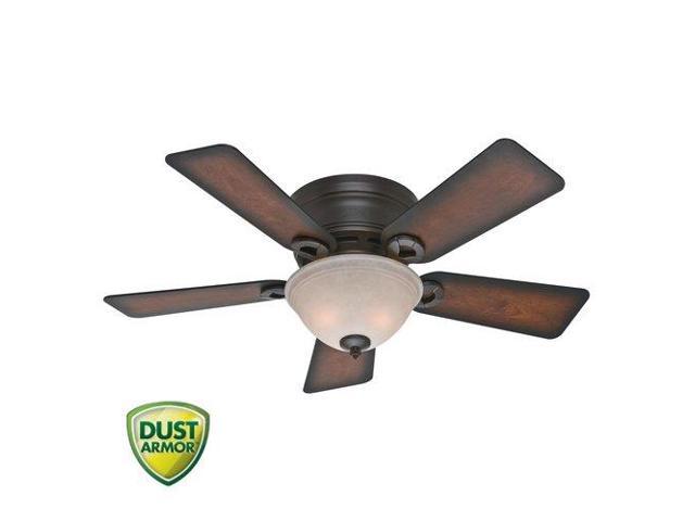 Hunter 51023 42 In Conroy Onyx Bengal Ceiling Fan With Light