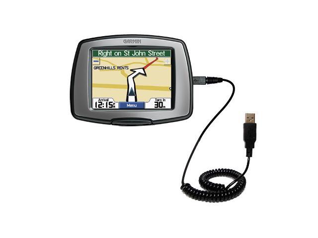 compact and retractable USB Power Port Ready charge cable designed for the Garmin StreetPilot C550 and uses TipExchange