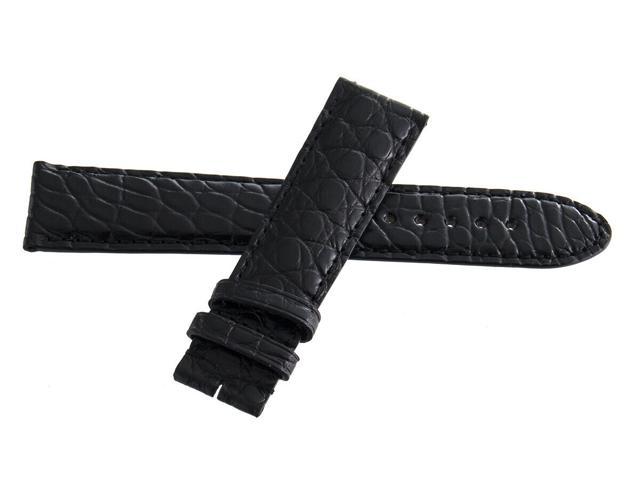 mens black leather watch bands