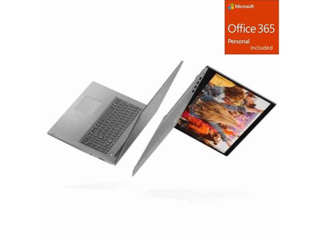Lenovo IdeaPad 3 17IML05 81WC0003US 17.3" Notebook - 1366 x + Office 365 Bundle