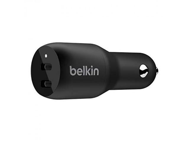 Photo 1 of Belkin 2A/36W 2-port USB-C Car Charger - Black

