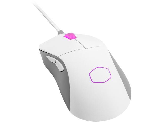 Cooler Master MM730 White Gaming Mouse with adjustable 16,000 DPI, PTFE Feet, RGB lighting and MasterPlus+ Software