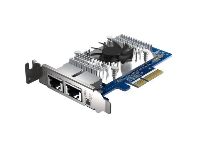 QNAP QXG-10G2T-X710, Dual-port, 5-speed 10 GbE network expansion card
