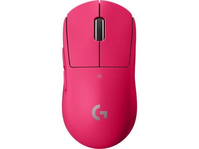 Logitech G PRO X SUPERLIGHT Wireless Gaming Mouse, Ultra-Lightweight, HERO 25K Sensor, 25,600 DPI, 5 Programmable Buttons, Long Battery Life, Compatible with PC / Mac - Magenta