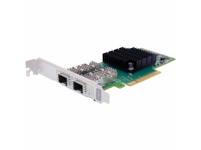 ATTO 10Gigabit Ethernet Card - PCI Express 3.0 x8 - 1.25 GB/s Data Transfer Rate - 1 Port(s) - 1 - Twisted Pair - Low Profile Bracket Height - 10GBase-T - Plug-in Card