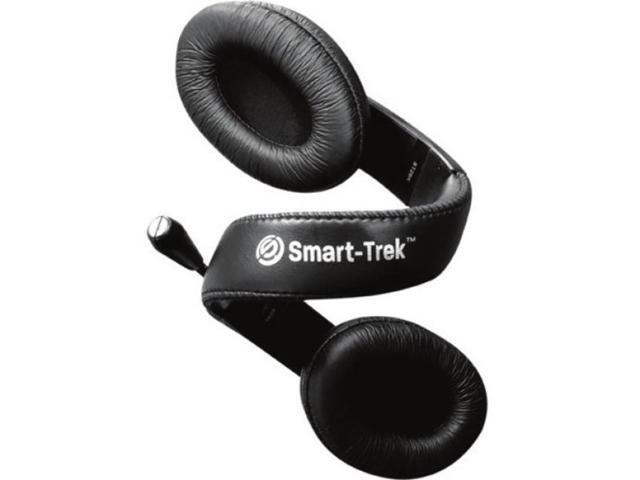HamiltonBuhl ST2BK Smart-Trek™ Deluxe Stereo Headset with Volume Control and 3.5mm TRRS Plug - Black