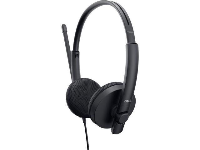 Dell WH1022 Headset - Stereo - USB - Wired - 20 Hz - 20 kHz - Over-the-head - Binaural - 4.92 ft Cable - Noise Cancelling Microphone - Noise Canceling - Black