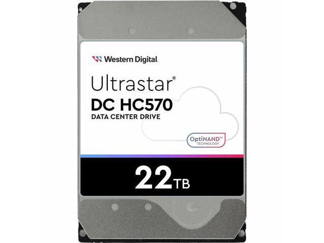 HGST Ultrastar DC HC570 0F48154 22 TB Hard Drive - 3.5" Internal - SATA (SATA/600) - Conventional Magnetic Recording (CMR) Method - 7200rpm - 512e Format