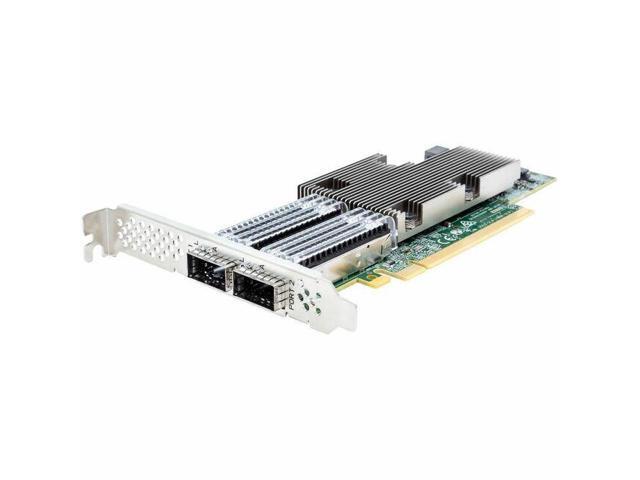 Atto N412 100Gigabit Ethernet Card - PCI Express 4.0 x16 - 2 Port(s) - Optical Fiber - Low profile Bracket Height - 100GBase-X - QSFP28 - Plug-in Card FFRM-N412-000