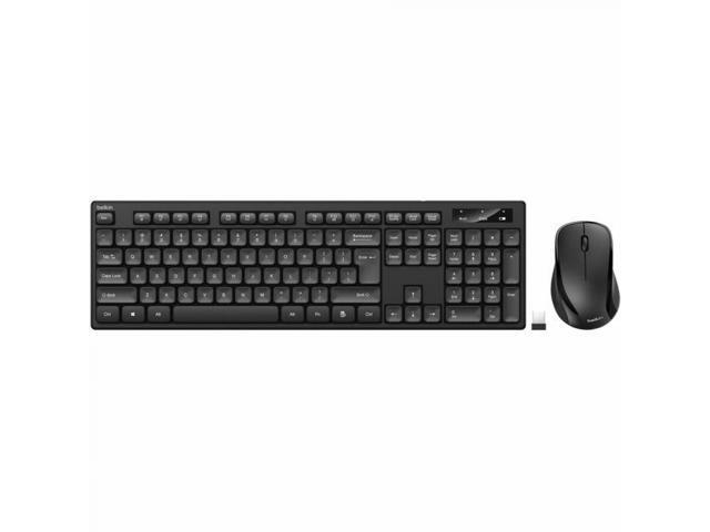 Belkin Keyboard & Mouse - Wireless Keyboard - Wireless Mouse - Optical
