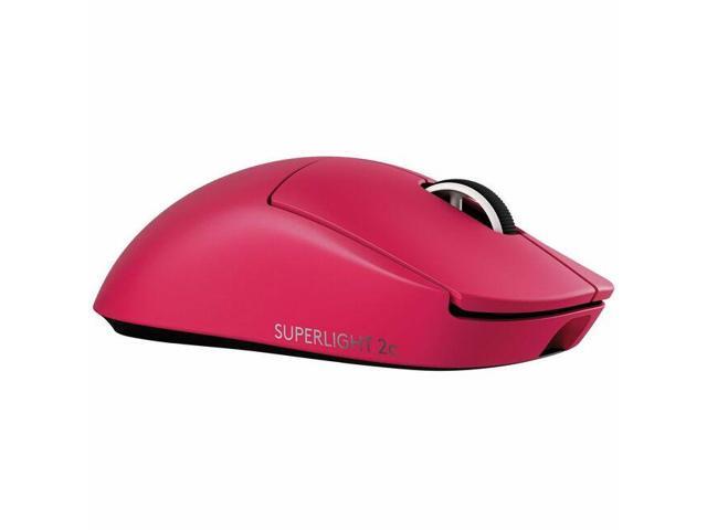 Logitech G PRO X SUPERLIGHT 2c wireless gaming mouse, 51 g pro-grade compact mouse with 5 programmable buttons, USB-C charging, 44K DPI sensor, up to 8 kHz polling for PC/Mac, Pink - HERO 2 - Wireless