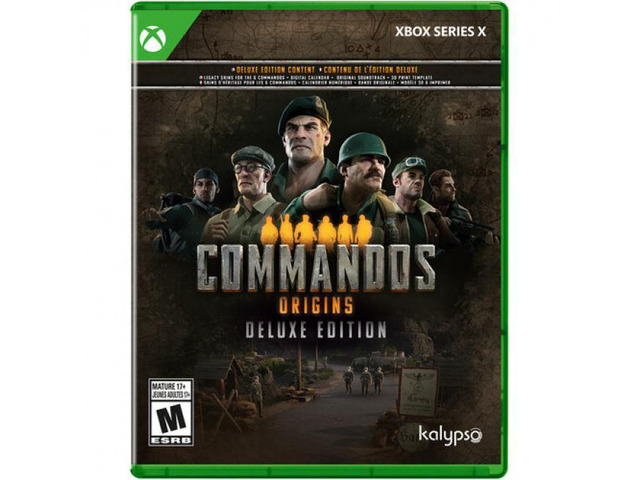 Commandos Origins Deluxe Edition Xbox Series X Real Time Tactics Game