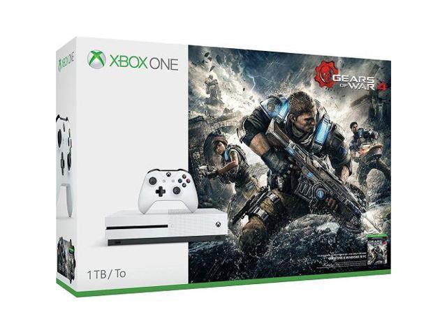 Microsoft Xbox One S Gears of War 4 Bundle (1TB) - White