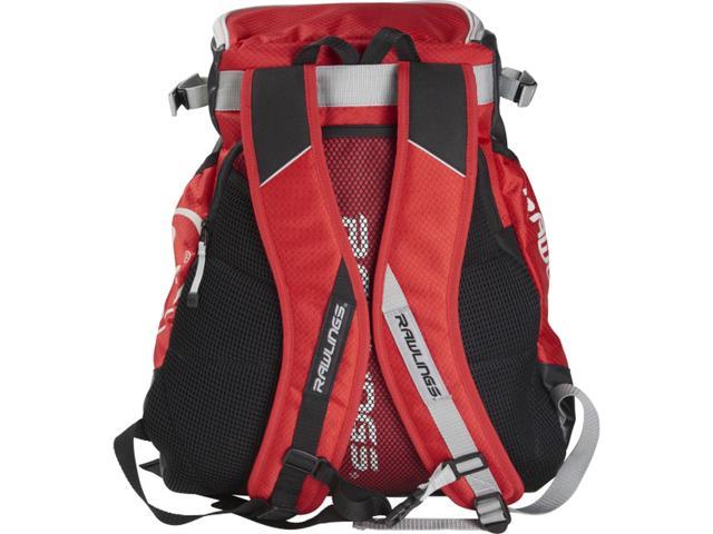 Rawlings Velo Carrying Case (Backpack) for Notebook, Tablet, Baseball Bat - Scarlet