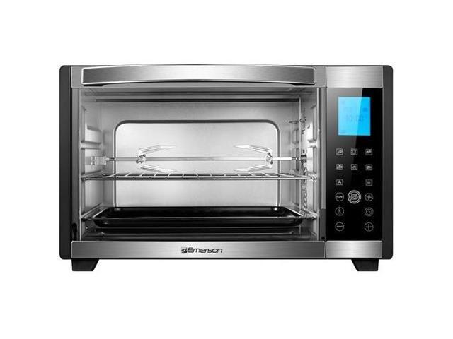 Emerson 6 Slice Convection Rotisserie Countertop Toaster Oven