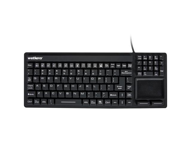 WetKeys Professional Grade Waterproof Keyboard with Touchpad KBWKRC106T ...