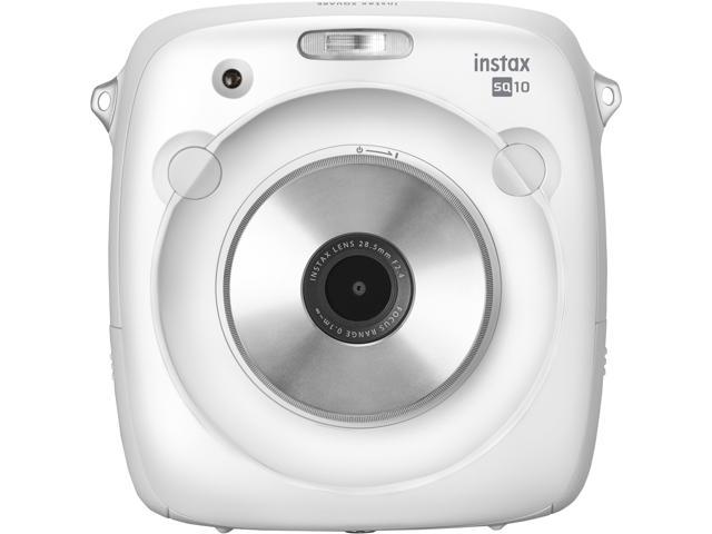 Fujifilm Instax Square SQ10 Hybrid Instant Camera - White - Newegg.com