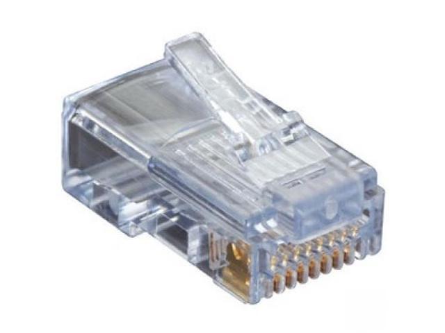 Black Box Cat6 Ez-rj45 Modular Plugs 100-pack 100 Pack 1 X Rj-45 Male