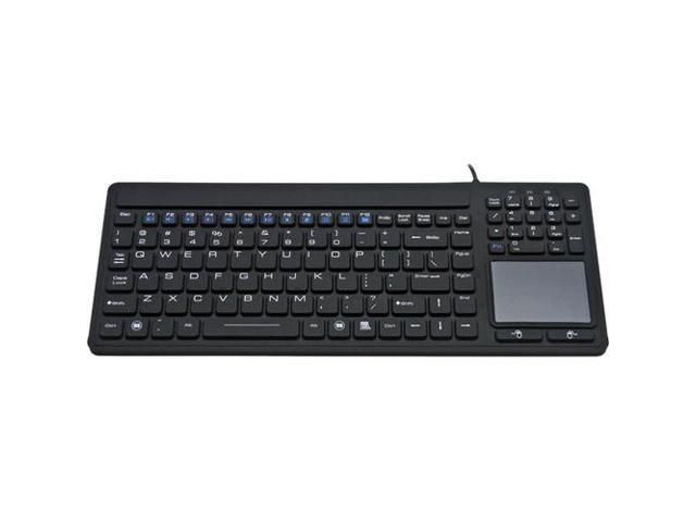 SolidTek KB-IKB-107 Solidtek Industrial Mini Keyboard with Touchpad on ...